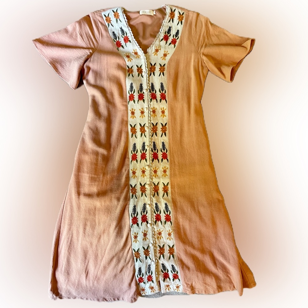 Beautiful embroidered Roolee dress
